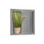 Balneo Wall-Box No Rim Inox OBIN2NR półka wnękowa 30 cm stal zdj.1