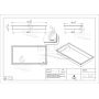 Balneo Wall-Box One Inox OBIN3 półka wnękowa 60 cm stal zdj.2