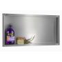 Balneo Wall-Box No Rim Inox OBIN5NR półka wnękowa 90 cm stal zdj.2