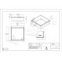 Balneo Wall-Box No Rim White OBWH2NR półka wnękowa 30 cm biała zdj.2