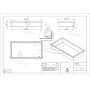 Balneo Wall-Box One White OBWH4 półka wnękowa 60 cm biała zdj.2