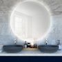 Baltica Design Bright 5904107913483 lustro 90x90 cm okrągłe z oświetleniem zdj.1