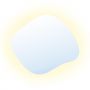 Baltica Design Bright Stain III 5904107914947 lustro 50x43 cm z oświetleniem zdj.2