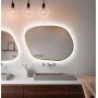 Baltica Design Bright Stain IV 5904107921365 lustro 100x71 cm z oświetleniem złoty zdj.1