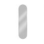 Baltica Design Tiny Border Semi Round 5904107924403 lustro 40x60 cm owalne srebrny zdj.1