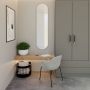 Baltica Design Tiny Border Semi Round 5904107924403 lustro 40x60 cm owalne srebrny zdj.2