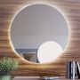 Baltica Design Bright 5904107912684 lustro 100x100 cm okrągłe z oświetleniem zdj.3