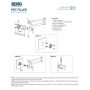 Berg Pot Filler 830135B bateria kuchenna ścienna czarna zdj.10