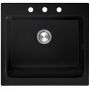 Berg Nova BRN19C104 zlewozmywak ceramiczny 66x62 cm czarny zdj.4