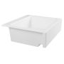 Berg Nova BRN22C104 zlewozmywak ceramiczny 66x62 cm biały zdj.4