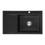 Berg Grazia BRZ19C11P zlewozmywak ceramiczny 86x51 cm czarny zdj.1