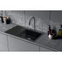 Berg Grazia BRZ19C11P zlewozmywak ceramiczny 86x51 cm czarny zdj.3