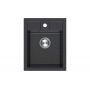 Berg Solo ZHB14103 zlewozmywak granitowy 50x40 cm czarny-szary/grafitowy/onyx zdj.3