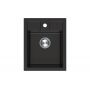 Berg Solo ZHB19103 zlewozmywak granitowy 50x40 cm czarny zdj.3