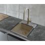Berg Solo ZHB23103 zlewozmywak granitowy 50x40 cm beżowy zdj.4
