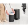 Brabantia NewIcon 233487 kosz na śmieci 12 l czarny zdj.2