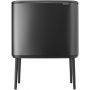 Brabantia Bo 233586 kosz na śmieci 3 l czarny zdj.1