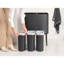 Brabantia Bo 233586 kosz na śmieci 3 l czarny zdj.3