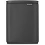 Brabantia Bo 233722 kosz na śmieci 7 l czarny zdj.1