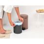 Brabantia NewIcon 233982 kosz na śmieci 5 l miedź zdj.2