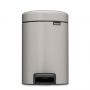 Brabantia NewIcon 252181 kosz na śmieci 3 l szary zdj.1