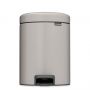 Brabantia NewIcon 252204 kosz na śmieci 5 l szary zdj.1