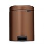 Brabantia NewIcon 255229 kosz na śmieci 5 l brązowy zdj.1