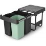 Brabantia Sort & Go 232541 sortownik na odpady 10 l czarny zdj.1