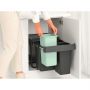 Brabantia Sort & Go 232541 sortownik na odpady 10 l czarny zdj.4