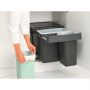 Brabantia Sort & Go 232541 sortownik na odpady 10 l czarny zdj.5