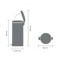 Brabantia NewIcon 238741 pojemnik na odpady 30 l zdj.11