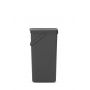 Brabantia Sort & Go 251047 sortownik na odpady 40 l szary zdj.7