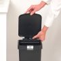 Brabantia StepUp 800344 pojemnik na odpady 10 l czarny zdj.5