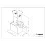 Ciarko Design Minimal CDP604C okap kuchenny 60 cm ścienny czarny zdj.2
