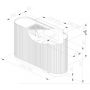 Ciarko Design Mono CDP8001B okap kuchenny 80 cm czarny zdj.2