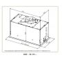 Ciarko Design Duo CDZ7405B okap kuchenny 74 cm podszafkowy biały zdj.2