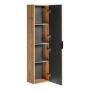 Comad Adel Oak ADELOAK8001B1D szafka 35x25x140 cm boczna wisząca dab zdj.3