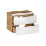 Comad Aruba White ARUBAWHITE82060CMFSC szafka 60x46x59 cm podumywalkowa wisząca biała zdj.3