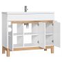 Comad Bali White BALIWHITE825100CMFSC szafka 100x46x84 cm podumywalkowa stojąca biała zdj.3