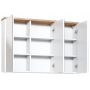 Comad Bali White BALIWHITE845FSC szafka 100x20x69.4 cm z lustrem biała zdj.3