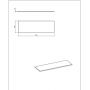Comad Capri White CAPRIWHITE893FSC blat naszafkowy 141x46 cm biały zdj.2
