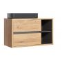 Comad Devon DEVON823100CMFSC szafka 100x45.5x59.8 cm podumywalkowa wisząca grafitowa zdj.1