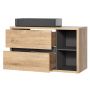 Comad Devon DEVON823100CMFSC szafka 100x45.5x59.8 cm podumywalkowa wisząca grafitowa zdj.3