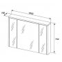 Comad Hampton Concrete HAMPTONCONCRETE84100FSC szafka wisząca boczna 100x16 cm zdj.2