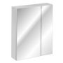 Comad Havana HAVANAWHITE8460 szafka 60x16x75 cm z lustrem biała zdj.1