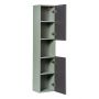 Comad Line Reed Green LINEREEDGREEND80032D szafka 30x25x140 cm zielona zdj.5