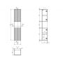 Comad Line Reed Green LINEREEDGREEND80032D szafka 30x25x140 cm zielona zdj.3