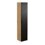 Comad Luxor Black LUXORBLACK80011D szafka 35x33x170 cm czarna-dab zdj.1