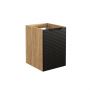Comad Luxor Black LUXORBLACK81401D szafka 40x46x57 cm czarna-dab zdj.1