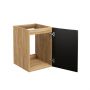 Comad Luxor Black LUXORBLACK81401D szafka 40x46x57 cm czarna-dab zdj.4
